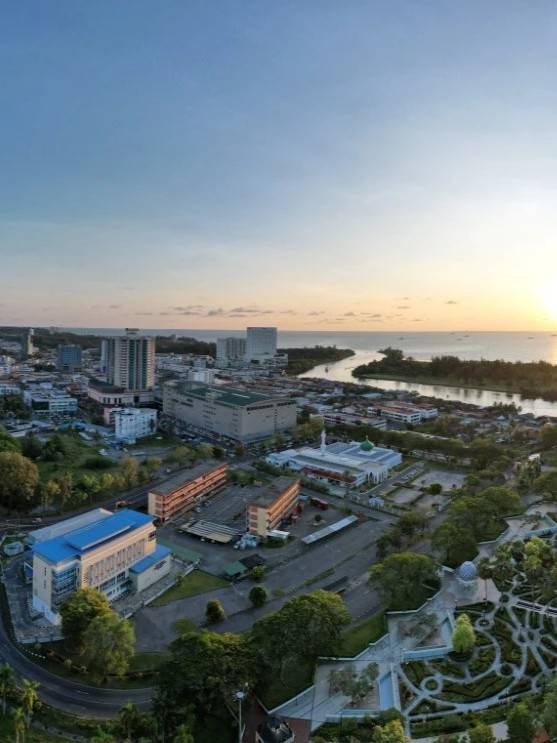 Miri coastal landscape